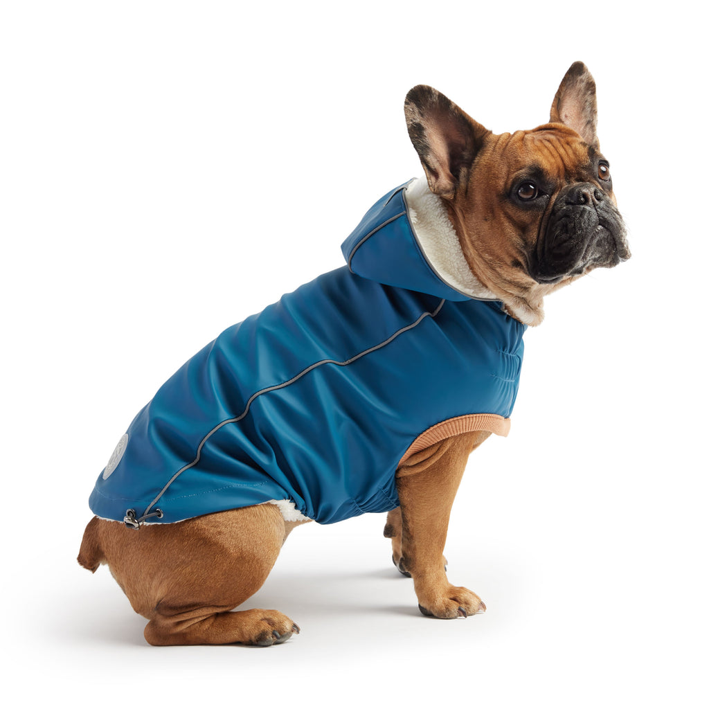 GF PET® Elasto-Fit Insulated Raincoat - Dark Blue (Sherpa Lined)