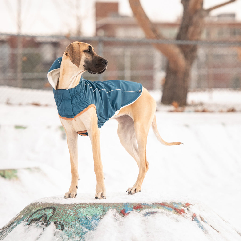 GF PET® Elasto-Fit Insulated Raincoat - Dark Blue (Sherpa Lined)