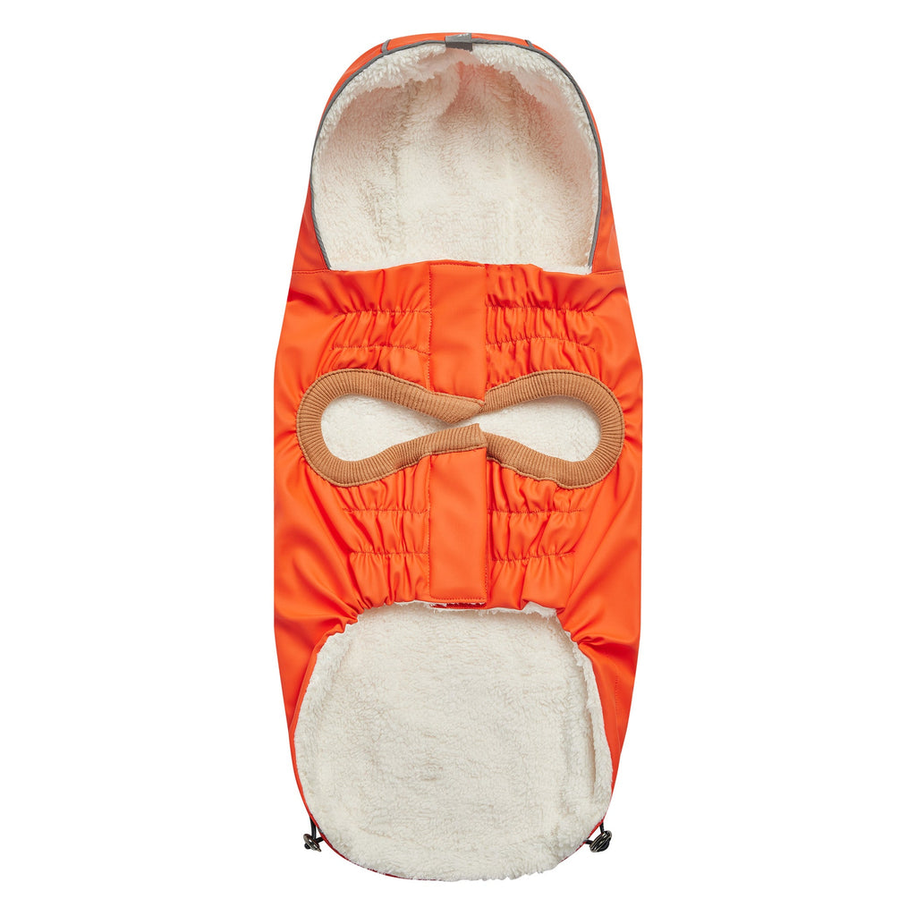 GF PET® Elasto-Fit Insulated Raincoat - Orange (High-Visibility & Sherpa Lined)
