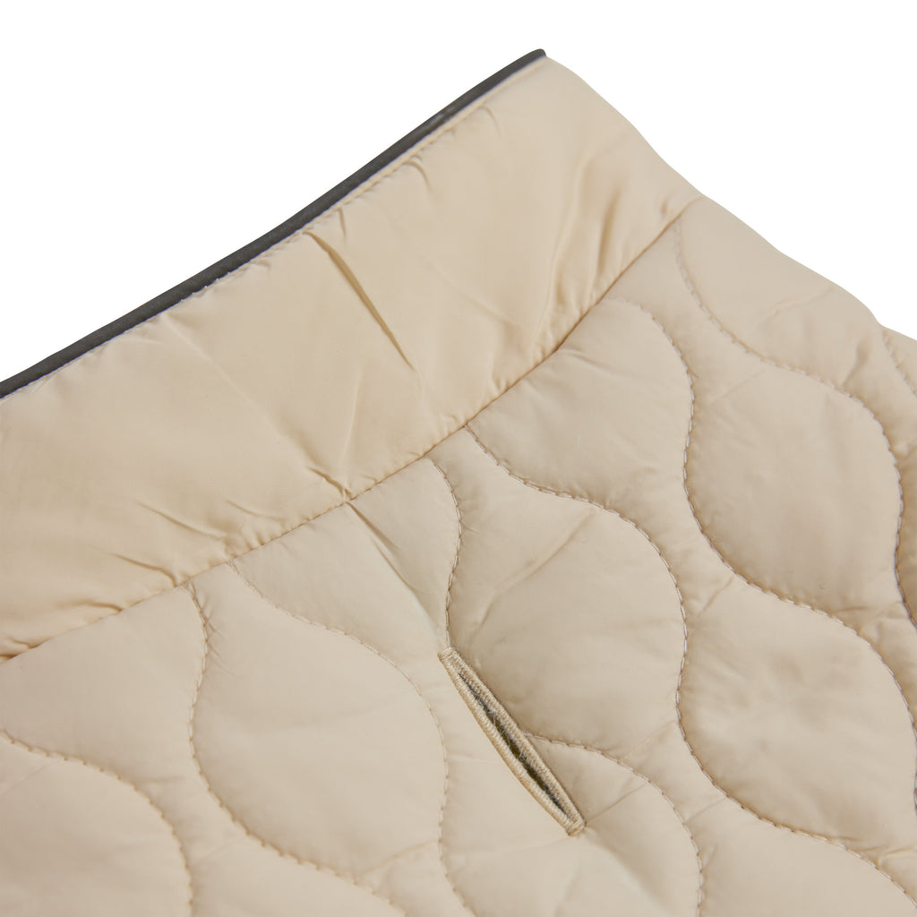 GF PET® Reversible Chalet Jacket - Sand/Yellow (Quilted & Reflective 2-in-1 Coat)