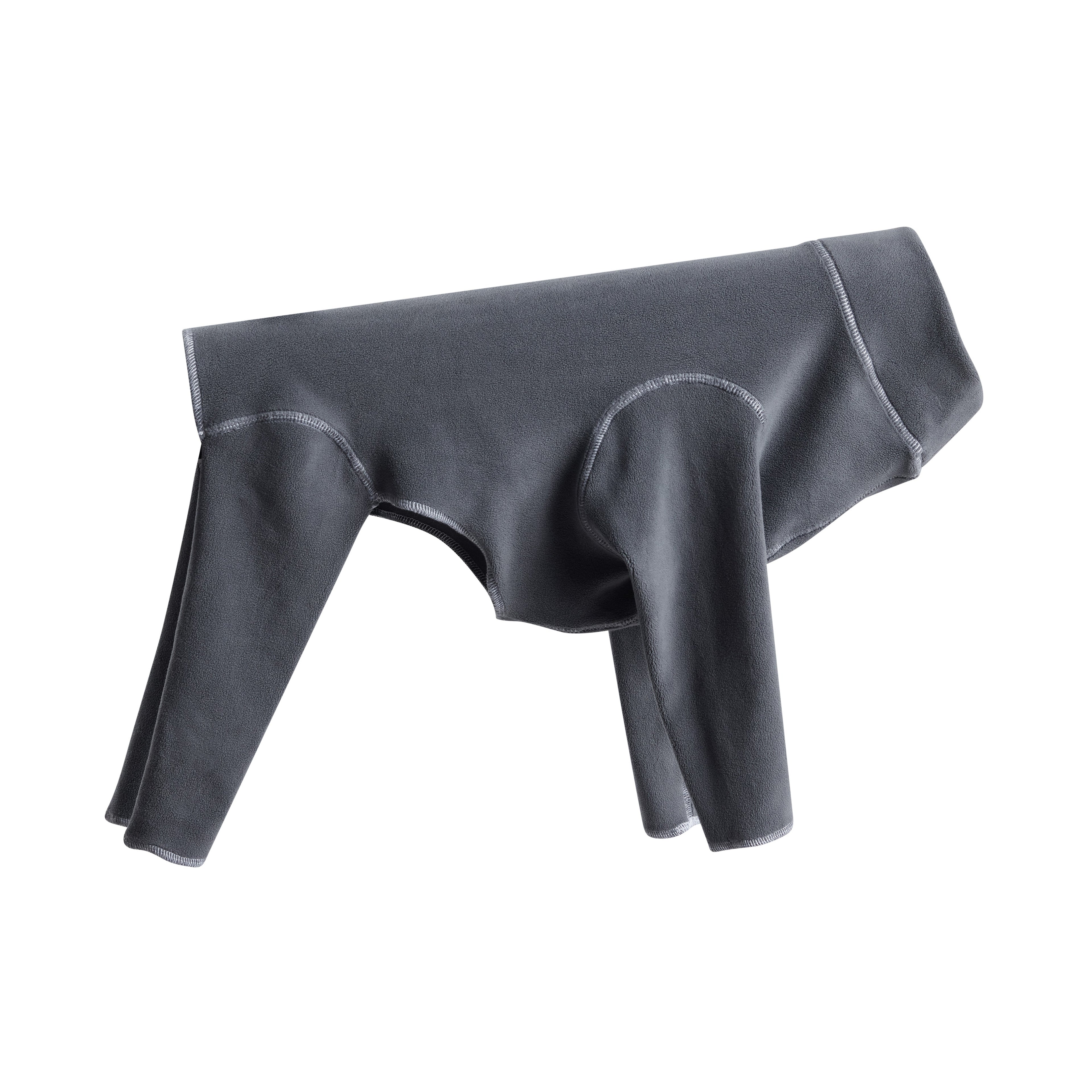 GF PET® Gondola Dog Onesie - Charcoal (4-Way Stretch Full Coverage Fleece)