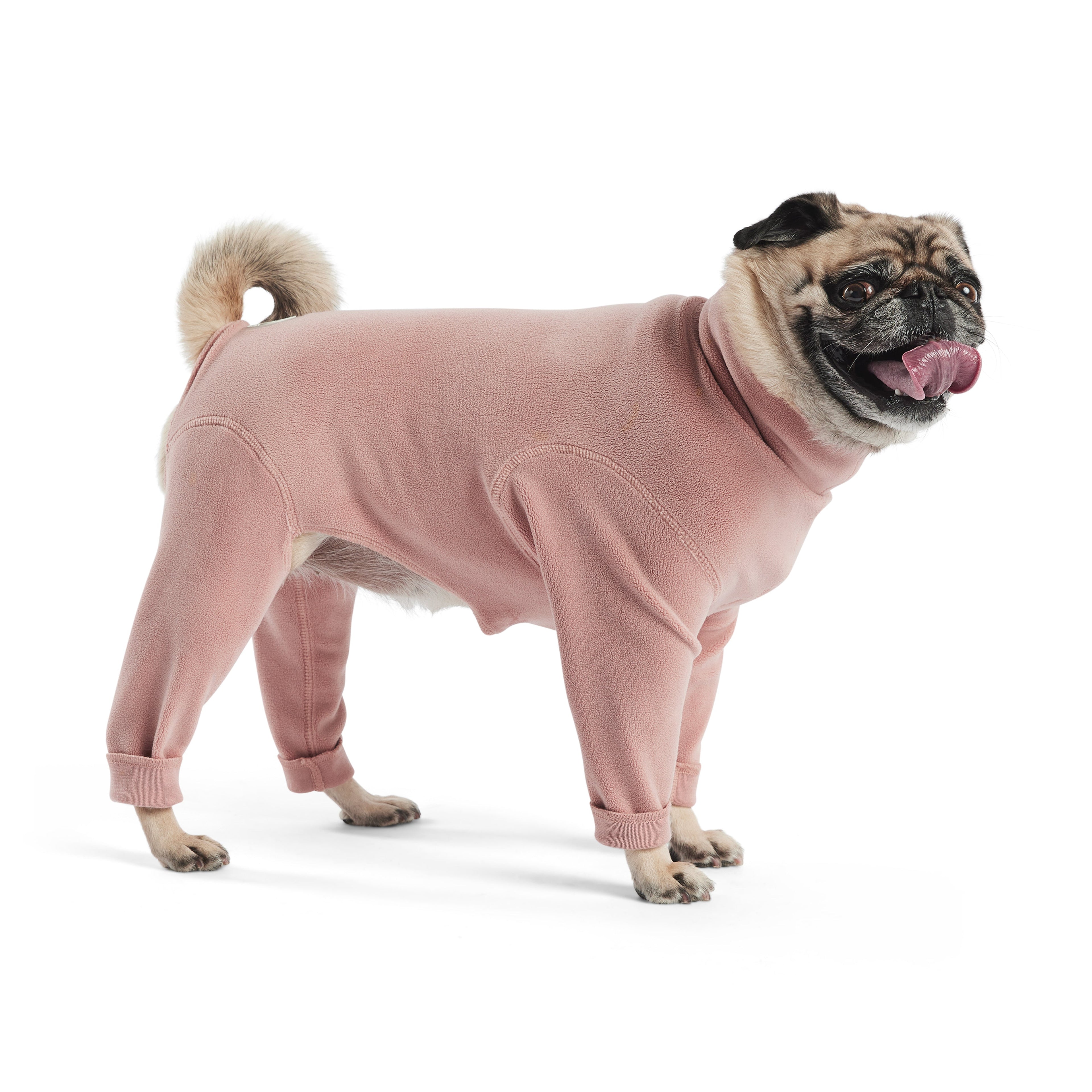 GF PET® Gondola Dog Onesie - Pink (Ultra-Soft Micro Polar Fleece)