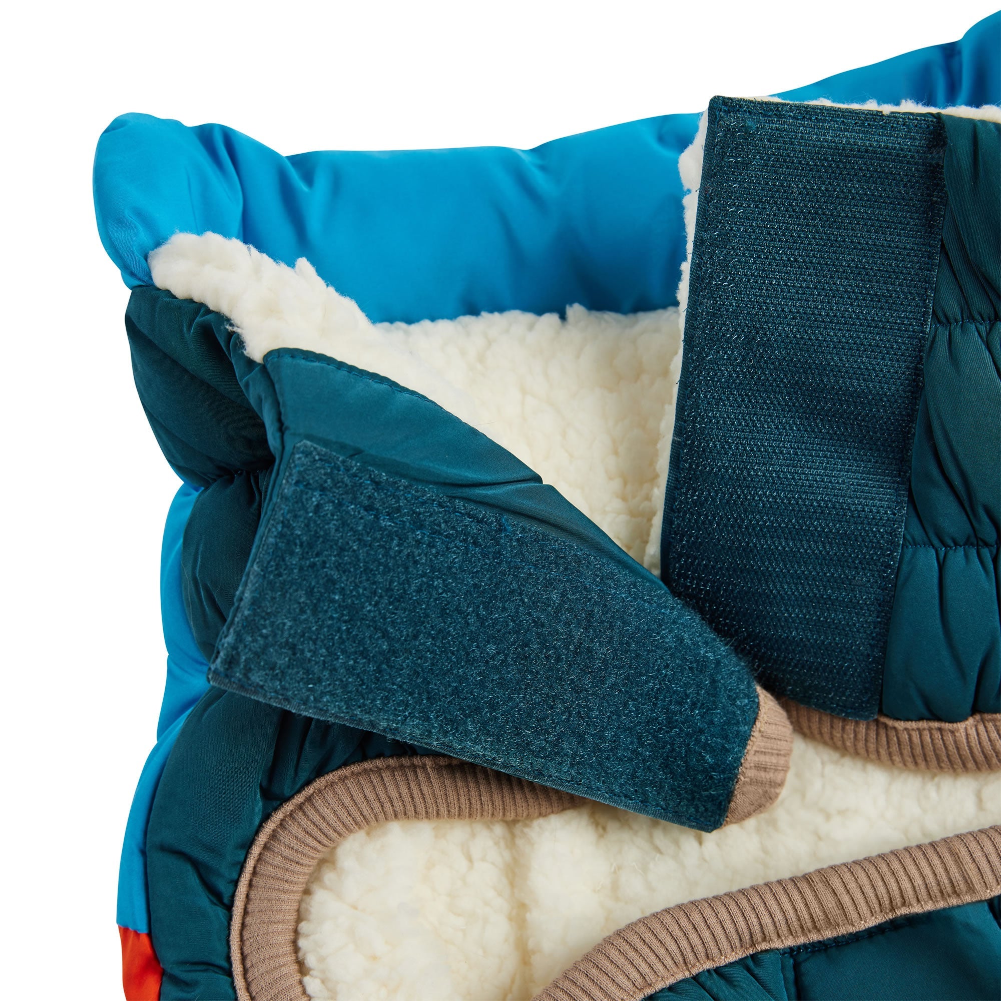 GF PET® Elasto-Fit Color Block Puffer - Trendy Winter Dog Jacket