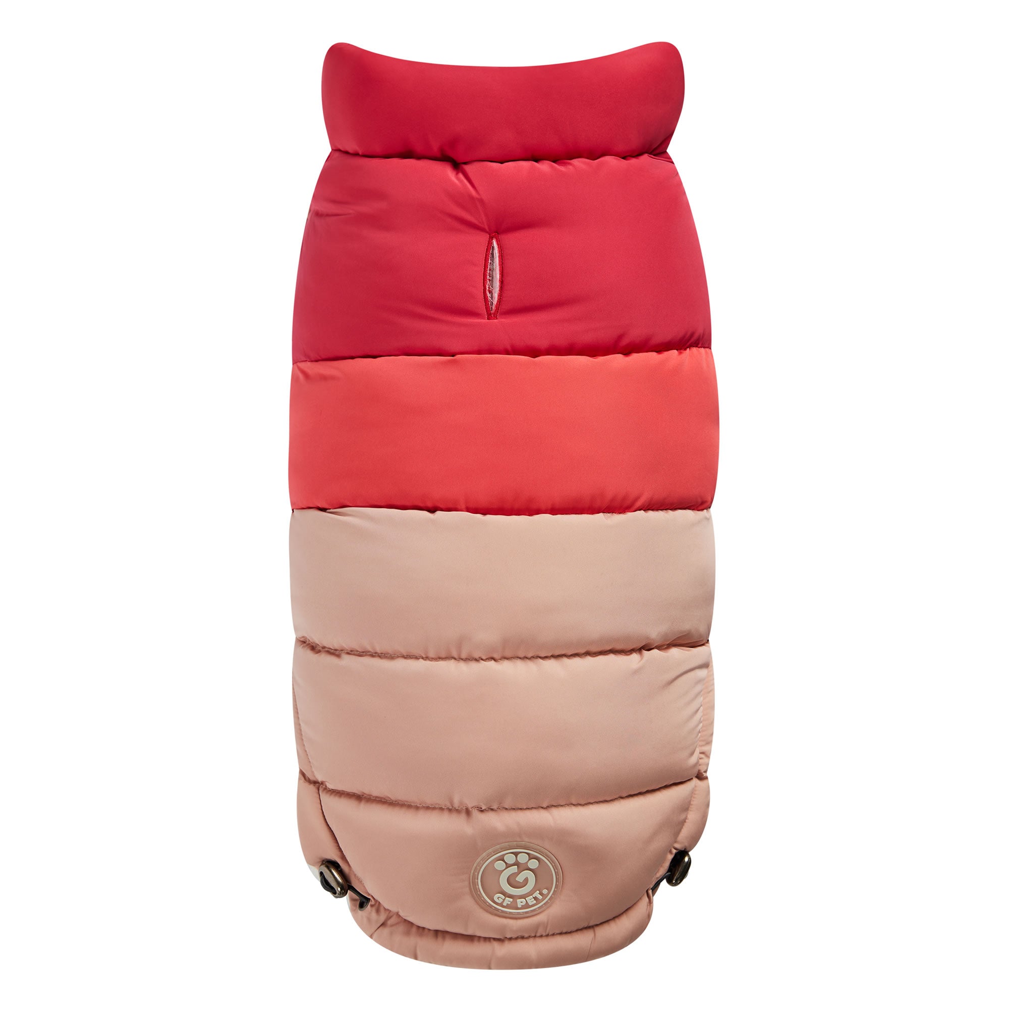 GF PET® Elasto-Fit Color Block Puffer - Trendy Winter Dog Jacket
