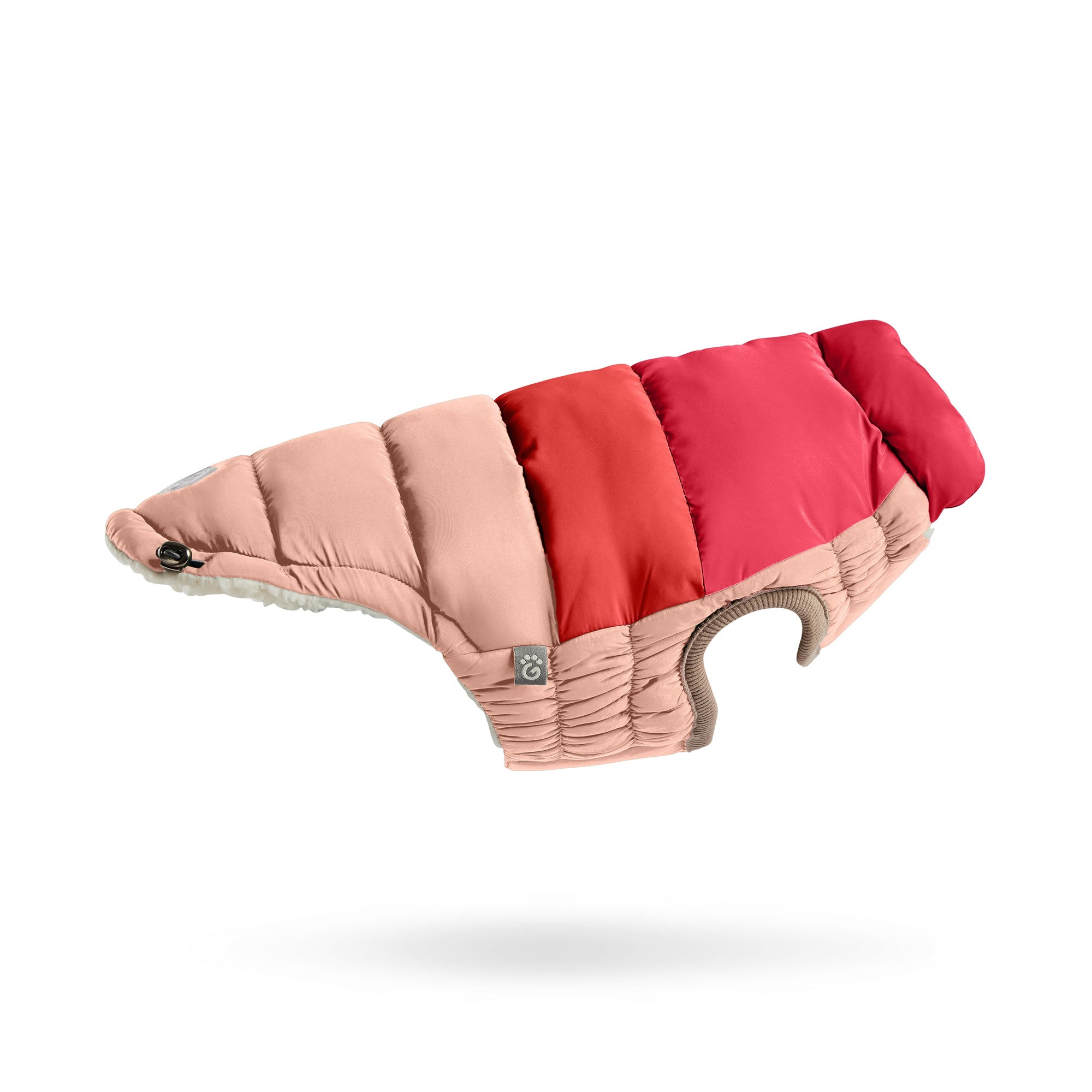 GF PET® Elasto-Fit Color Block Puffer - Trendy Winter Dog Jacket