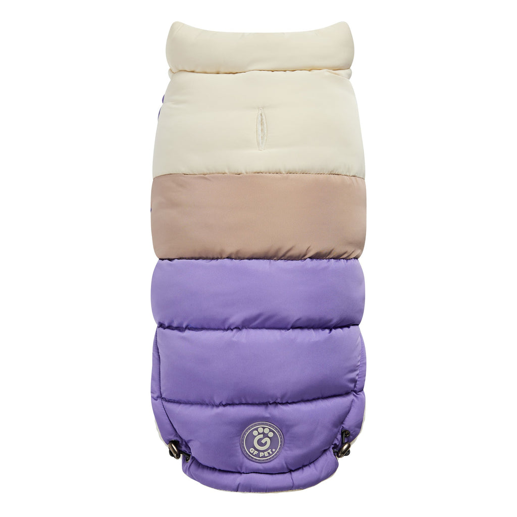 GF PET® Elasto-Fit Color Block Puffer - Trendy Winter Dog Jacket