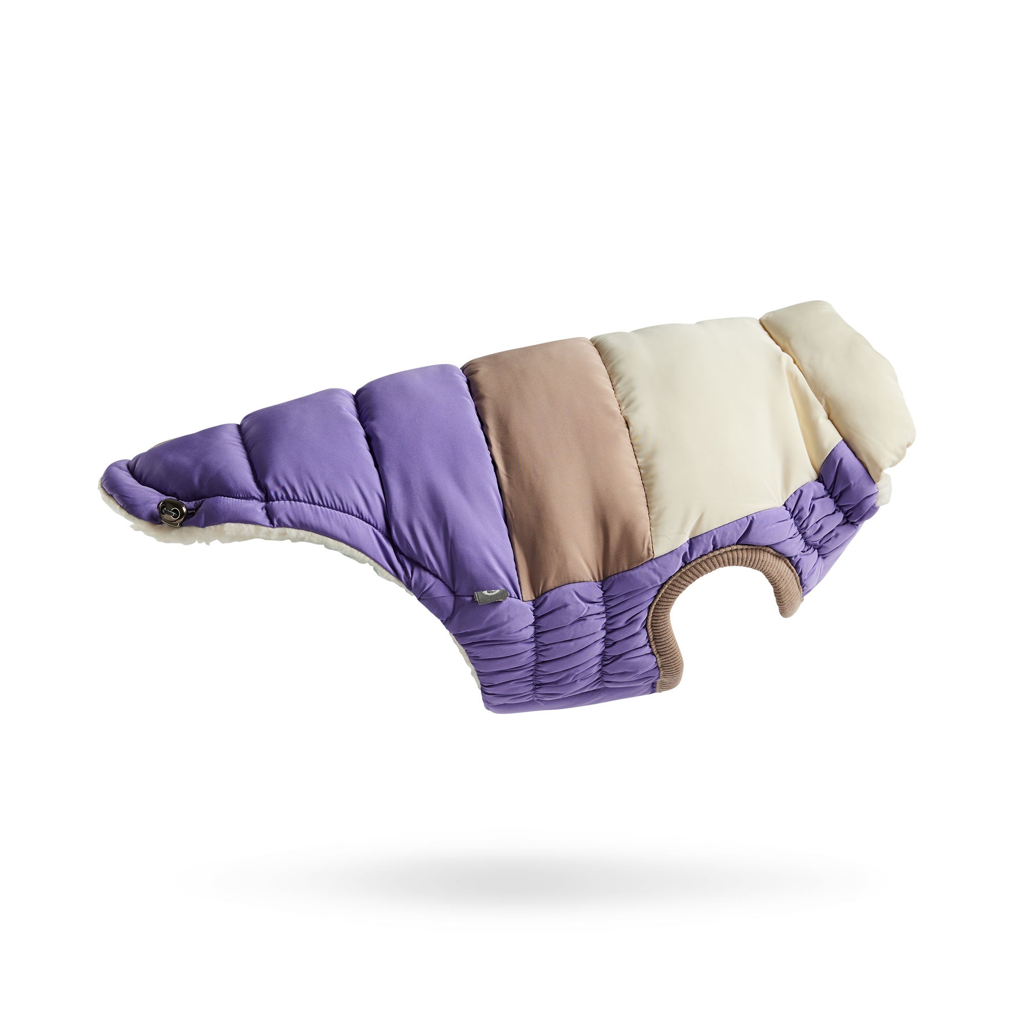 GF PET® Elasto-Fit Color Block Puffer - Trendy Winter Dog Jacket