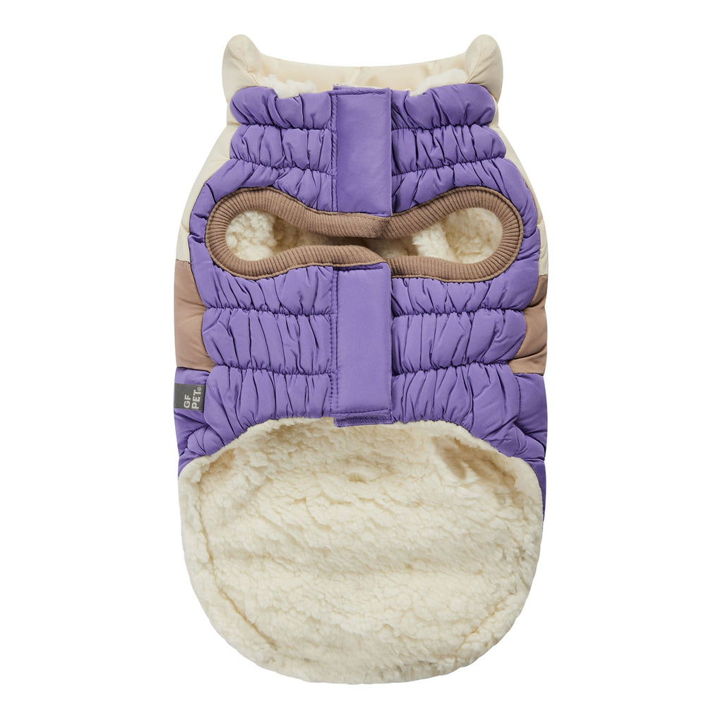 GF PET® Elasto-Fit Color Block Puffer - Trendy Winter Dog Jacket