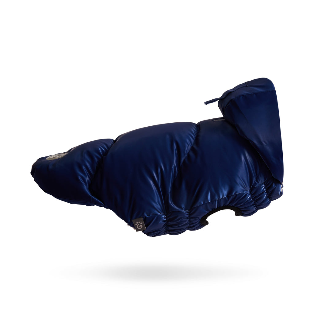 GF PET® Elasto-Fit Lunar Glow Parka - Elegant Pearl Finish Winter Coat