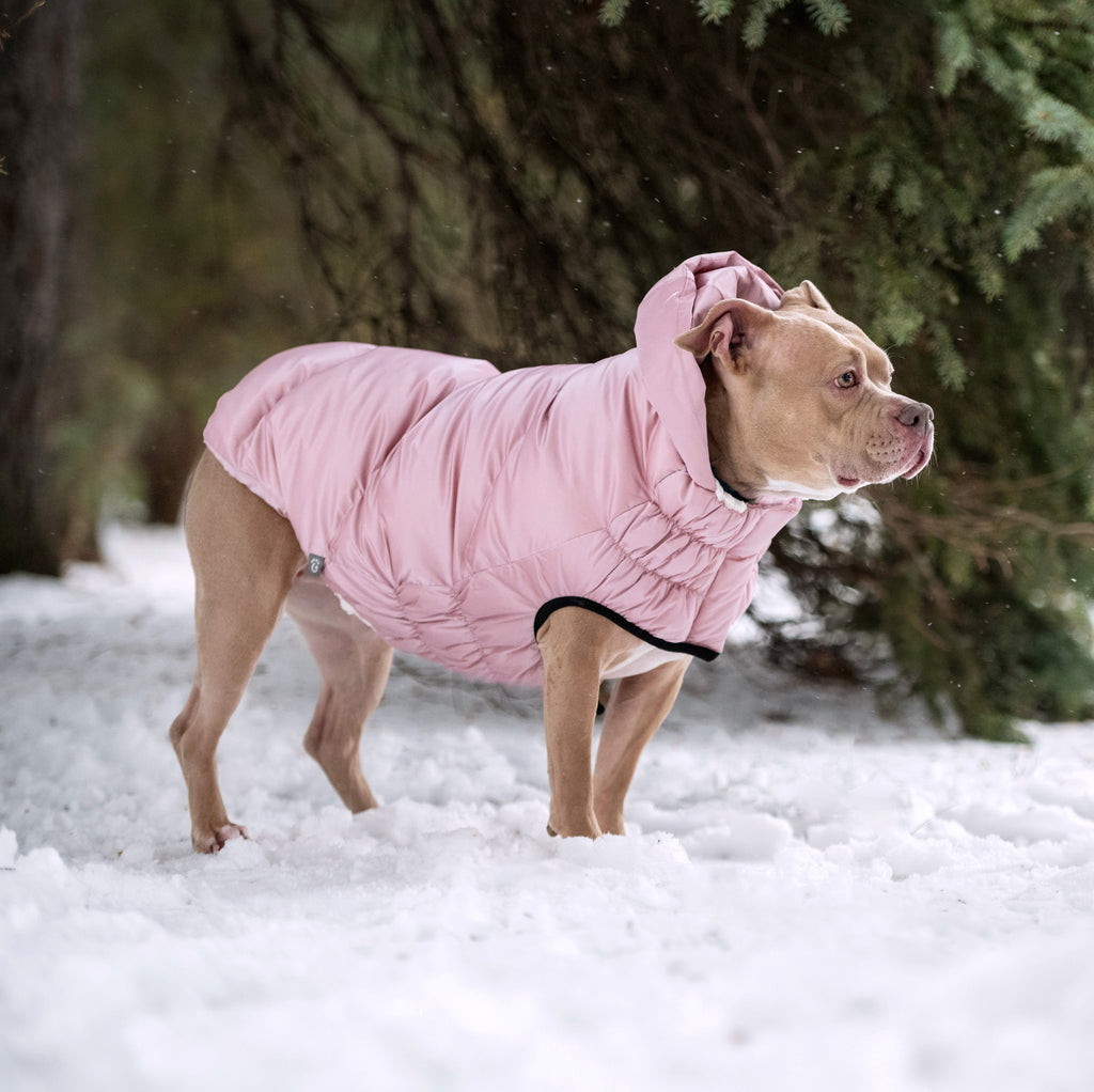 GF PET® Elasto-Fit Lunar Glow Parka - Elegant Pearl Finish Winter Coat