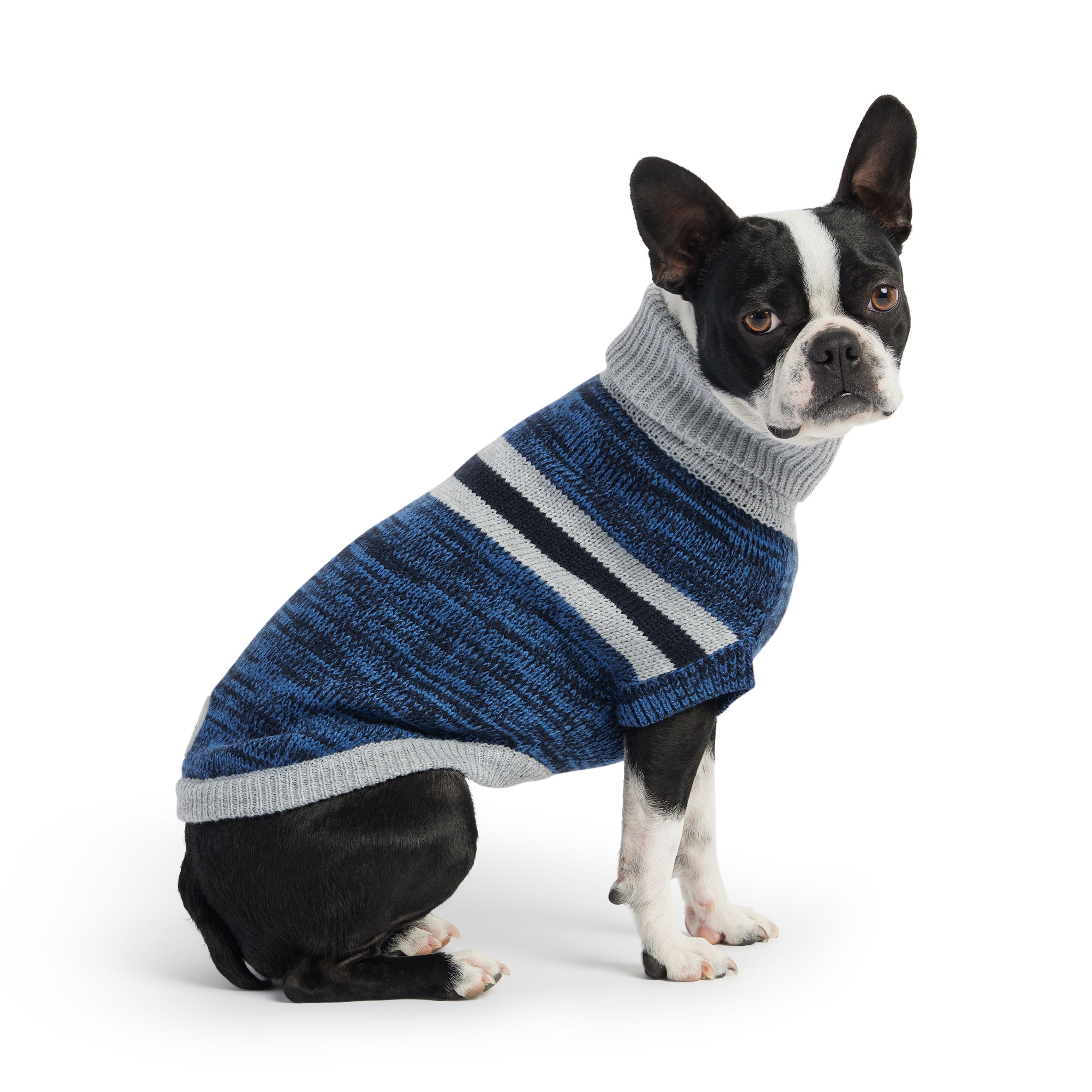 GF PET® Trekking Sweater - Blue (Sporty Stripe & Heather Knit)