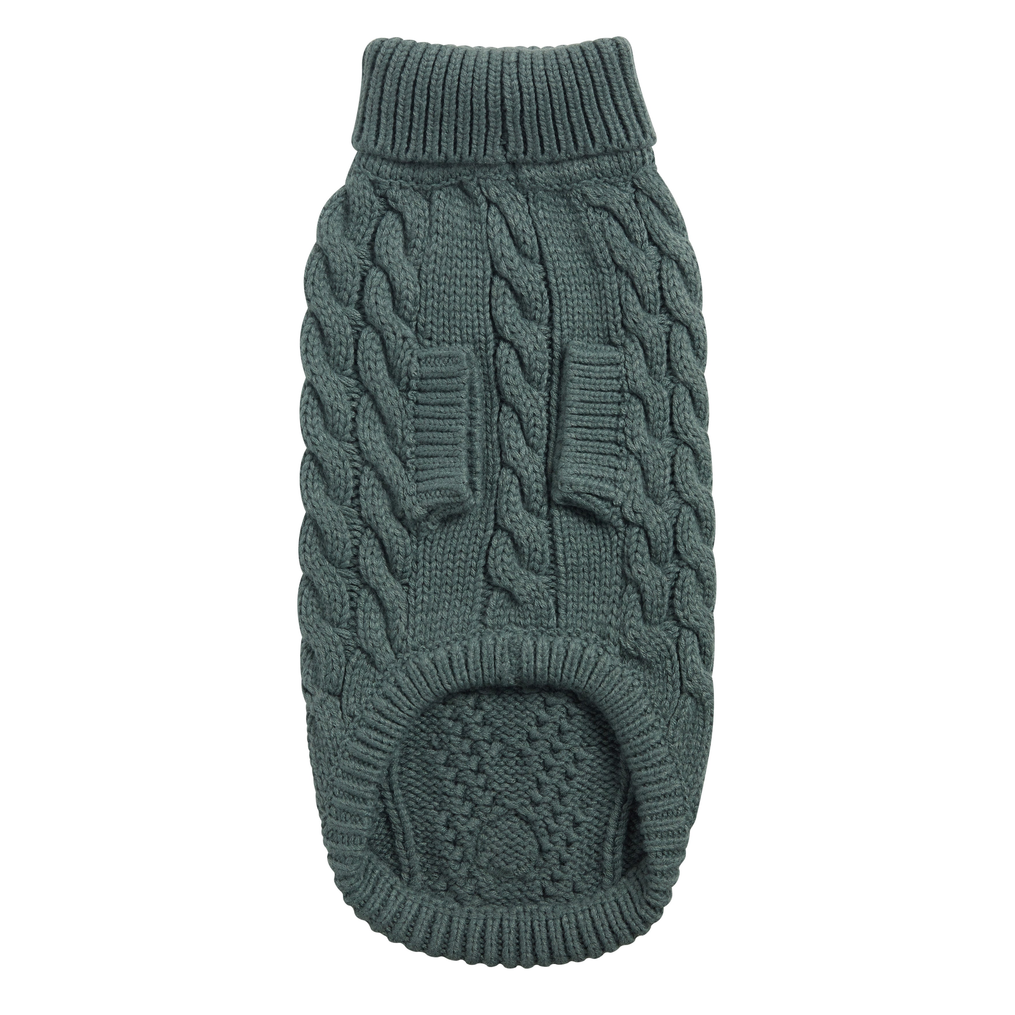GF PET® Chunky Chalet Sweater - Sage (Premium Earth Tone Knit)