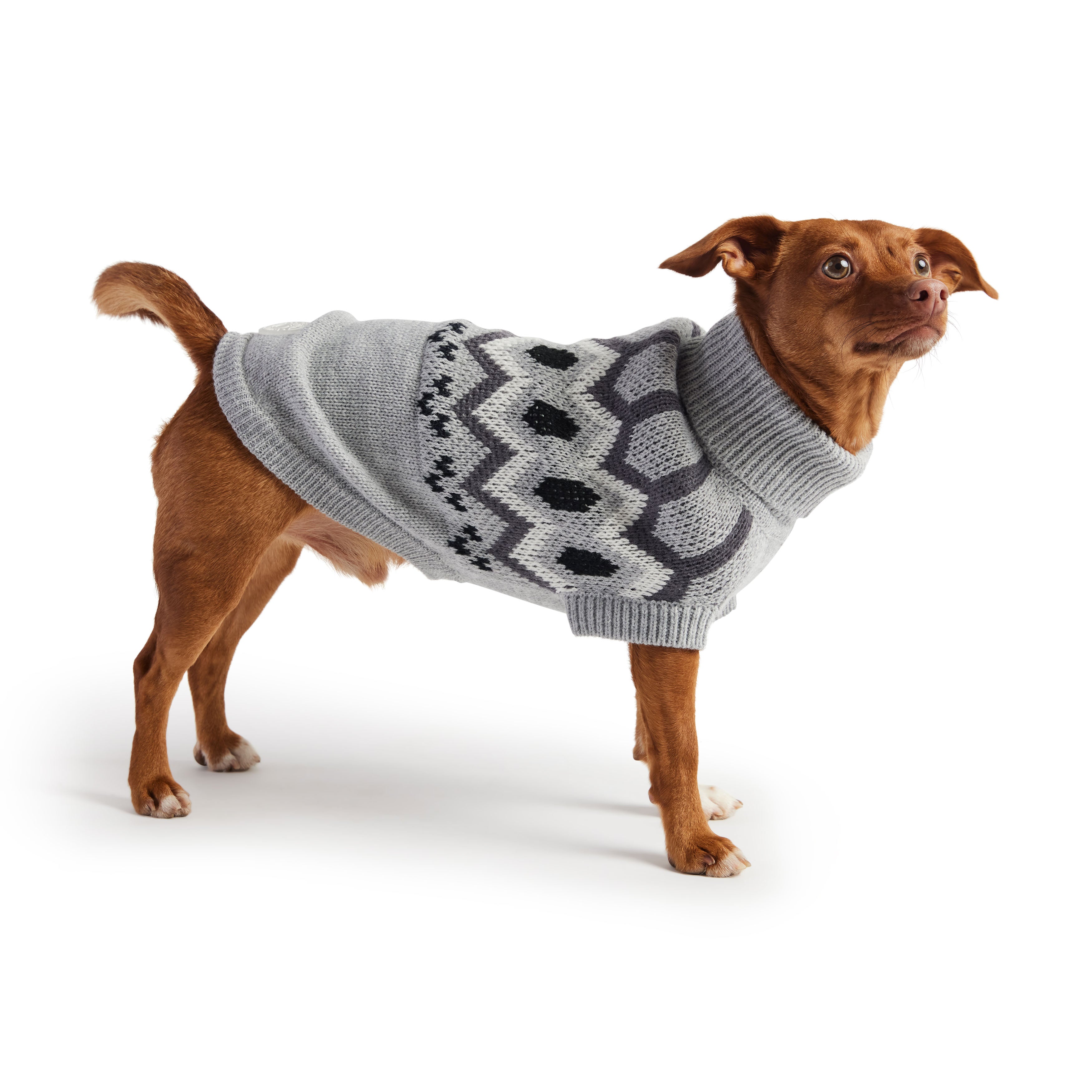 GF PET® Heritage Sweater - Grey Mix (Modern Vintage Native Knit)