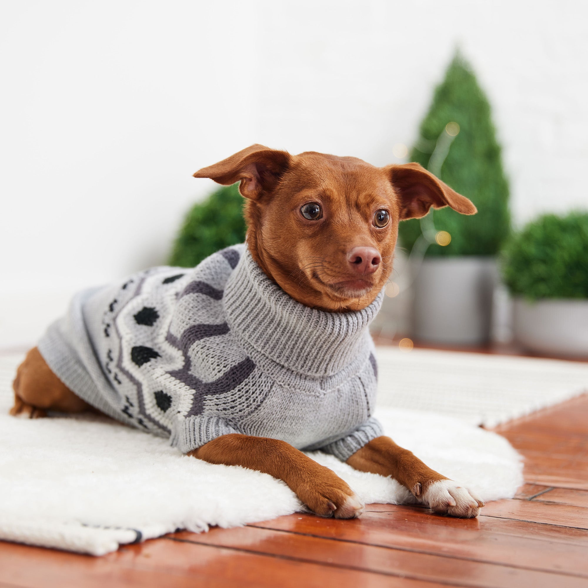 GF PET® Heritage Sweater - Grey Mix (Modern Vintage Native Knit)