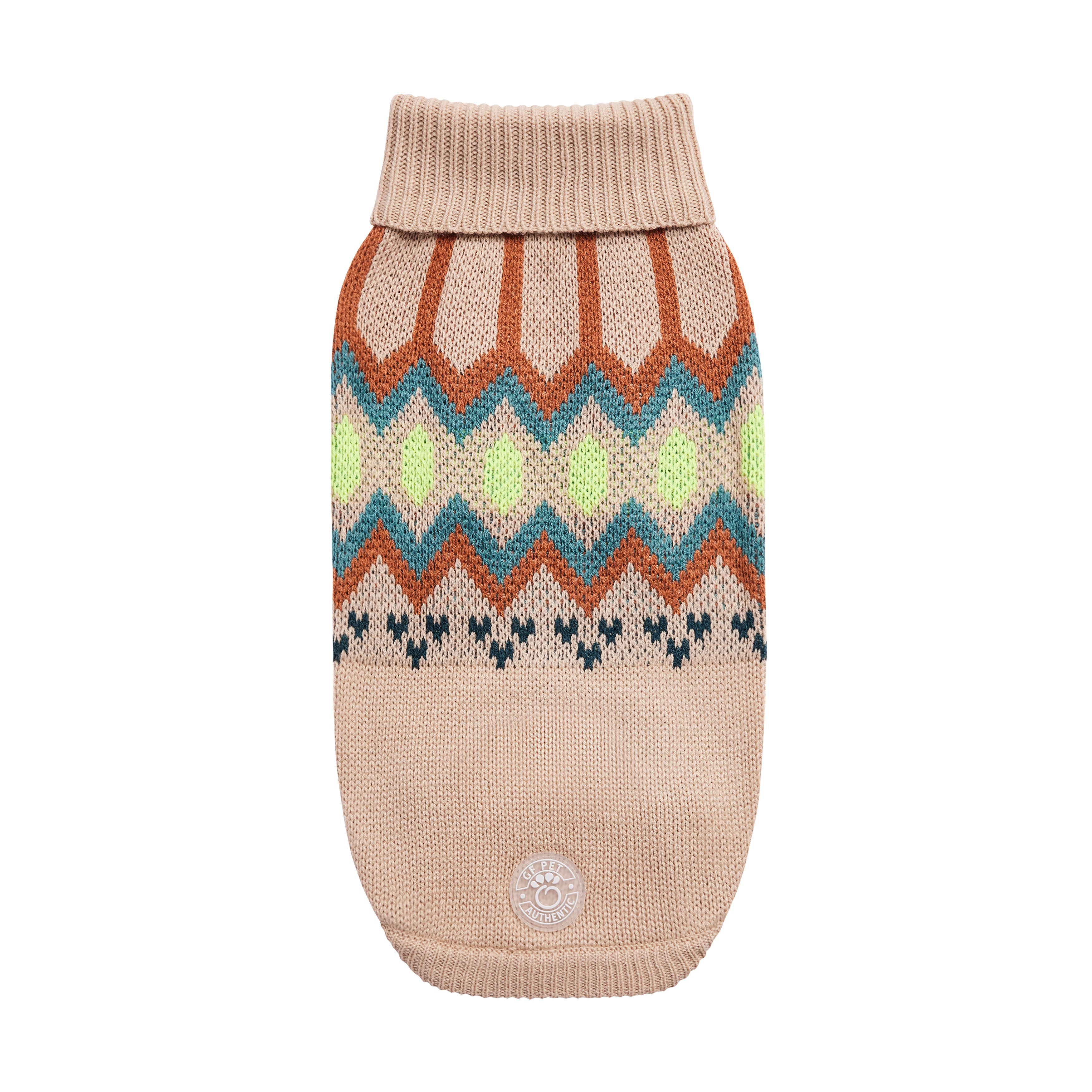 GF PET® Heritage Sweater - Sand (Vintage Native-Inspired Knit)