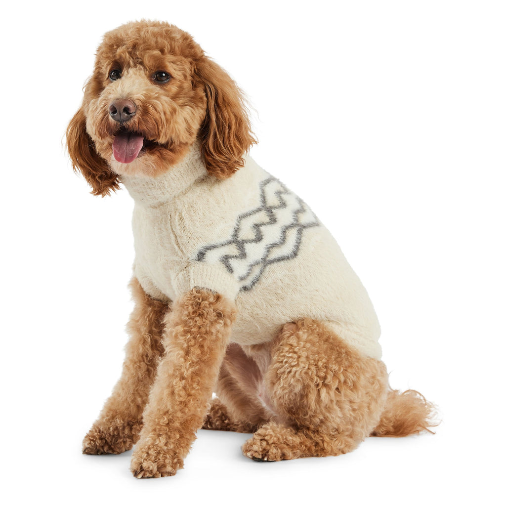 GF PET® Fuzzy Dog Sweater (Exquisite Feathery Knit & Sculpted Fit)