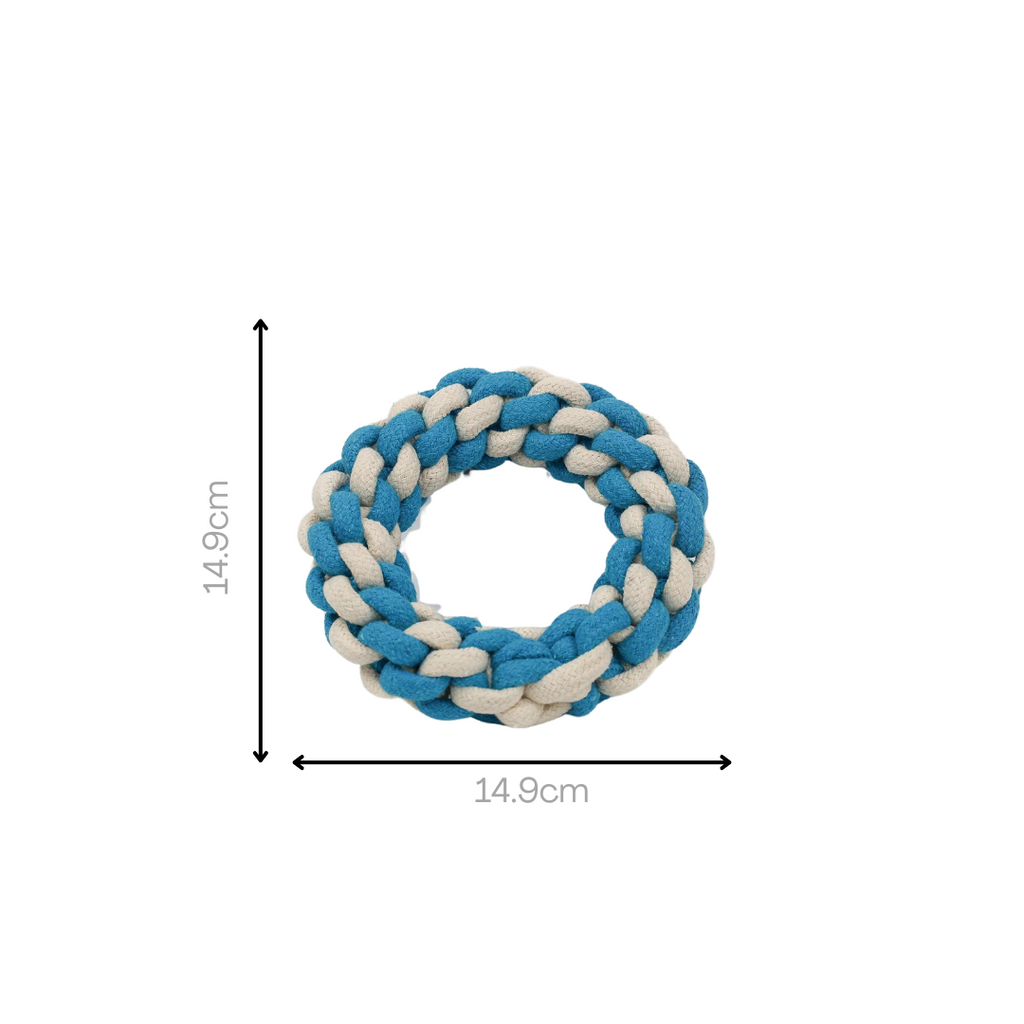 Rope Tug Toy Set - Sky & Cloud Collection (3-Pack) - Small to Medium Dog
