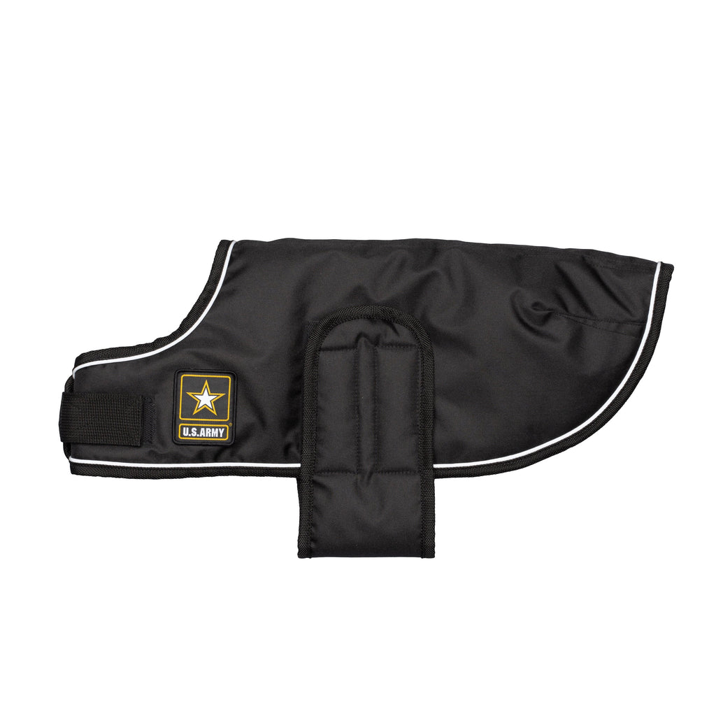 Official Licensed US Army® Dog Blanket Jacket - Black (Rugged Outdoor Gear)