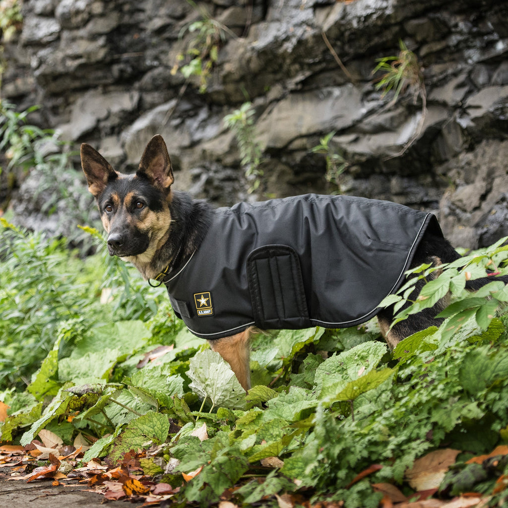 Official Licensed US Army® Dog Blanket Jacket - Black (Rugged Outdoor Gear)