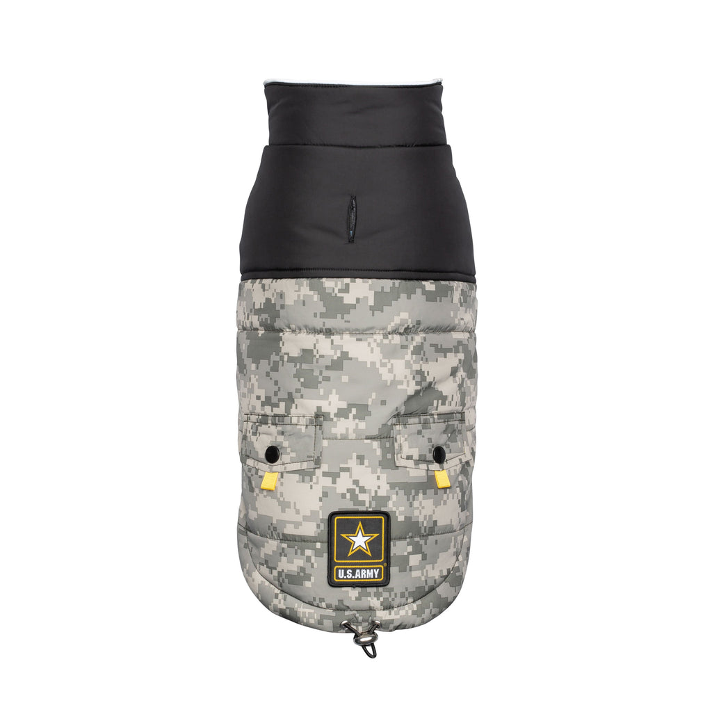Official Licensed US Army® Dog Jacket - Camo (Sporty Winter Gear)