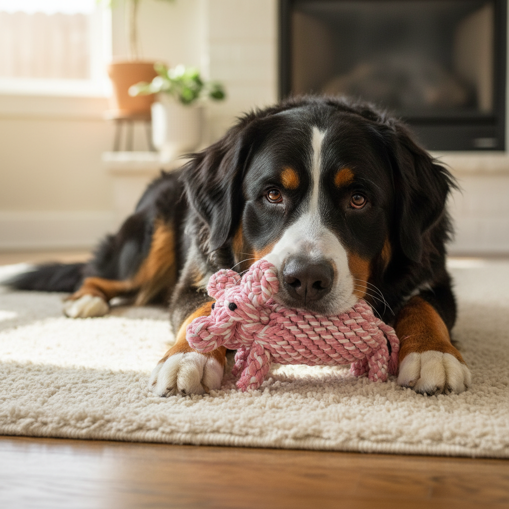Peony Piglet Pet Toy | Premium | Sustainable-3